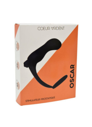 OSCAR, Stimulateur de prostate vibrant avec 10 modes de vibration - AOP054BLK